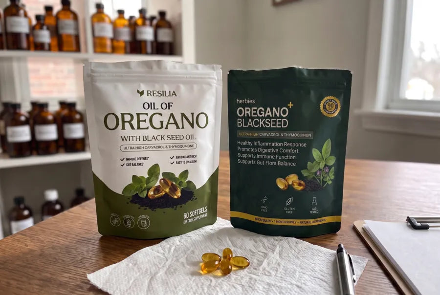 Resilia and Herbies oil of oregano